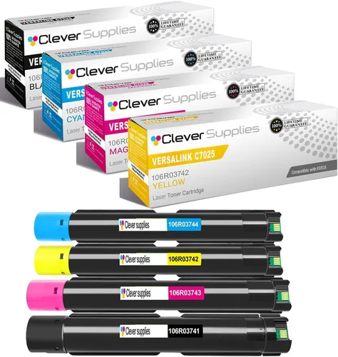 Miniatura 314 de CS compatible Xerox Phaser 6510/WorkCentre 6515 (106r03480) 2 cartuchos de tóner negro para Phaser 6510, WorkCentre 6515 2 negro