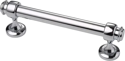Miniatura 20 de Alzassbg - Paquete de 10 tiradores dorados cepillados para gabinete, manijas de cocina de 3 pulgadas (76mm) de centro a centro de agujero, barra