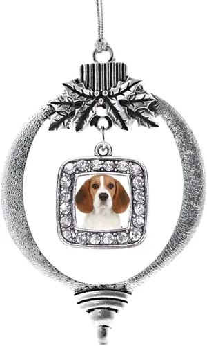 Miniatura 109 de Inspired Silver - Nana púrpura - Adorno de Navidad plateado - Adorno cuadrado para árbol de Navidad con circonita cúbica - Decoración colgante
