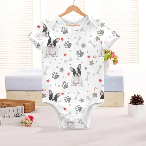 Miniatura 5 de Ollabaky Body unisex de algodón de manga corta para bebés de 0 a 24 meses