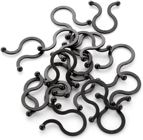 Miniatura 3 de Paquete de 50 bridas de polipropileno reutilizables, tamaño surtido (D:0.433 in y 0.709 in), organizador de cables para el hogar, oficina, viajes