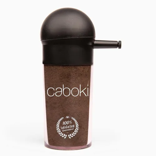 Miniatura 6 de Caboki Fibras capilares para adelgazar el cabello con aplicador de fibra capilar incorporado, fibra capilar a base de plantas para hombres