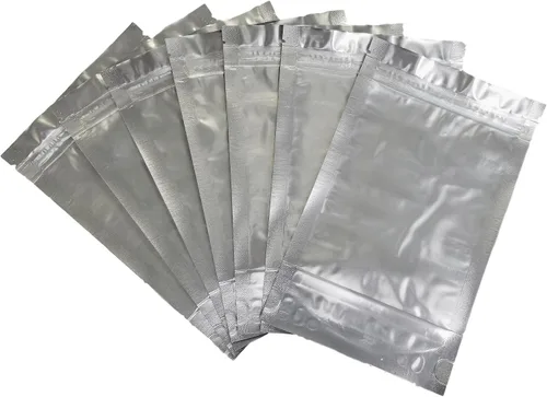 Miniatura 2 de Bolsas de Mylar transparentes con cierre frontal resellable, 5 mil, 6 x 9 x 3 pulgadas, bolsa de soporte con cierre de cremallera para frutas