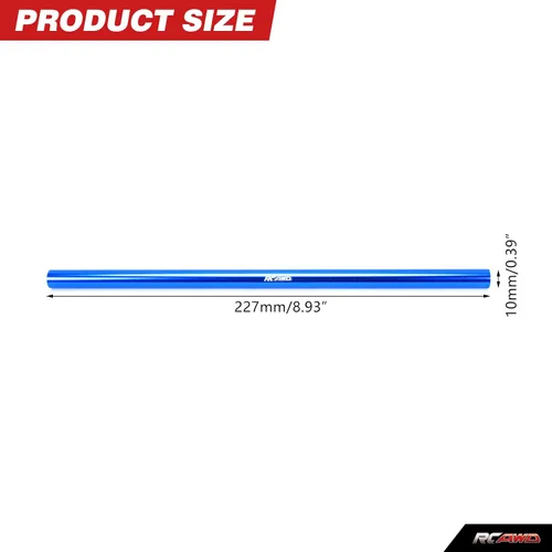 Miniatura 2 de RCAWD Aleación de aluminio 227Mm eje de transmisión central para 1-10 Arrma 4s Kraton Azul Oscuro