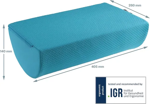Miniatura 5 de Leitz Reposapiés de escritorio, soporte ajustable para piernas y rodillas, adecuado para la oficina en casa, alivia el dolor de hombros y espalda