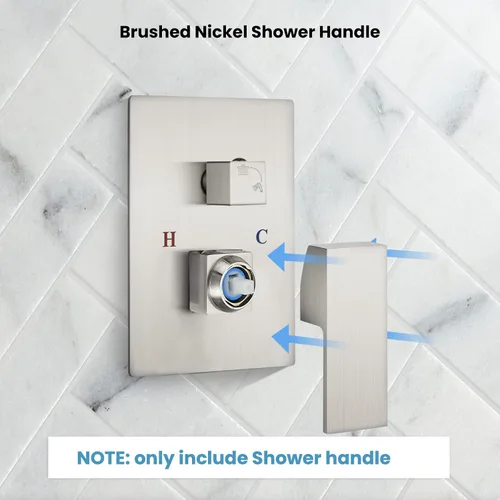 Miniatura 2 de gotonovo Accesorio de repuesto para lavabo de ducha de baño, 1.378 in, níquel cepillado