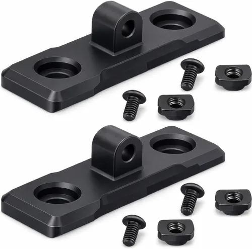 Miniatura 2 de 360 Tacitcal MLok Bipod Mount Aluminio Perfil bajo Harris - Estilo Stud bipod Adaptador Negro