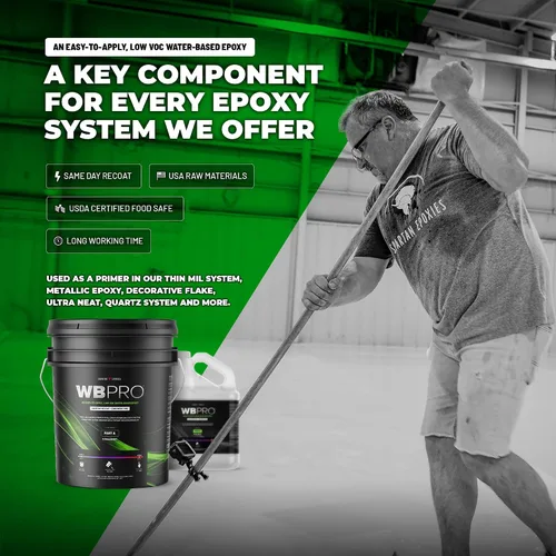 Miniatura 4 de Sistema de revestimiento epoxi industrial de bajo contenido de COV ULTRACOAT Spartan Epoxies de Fierce Brands para pisos, opciones metálicas