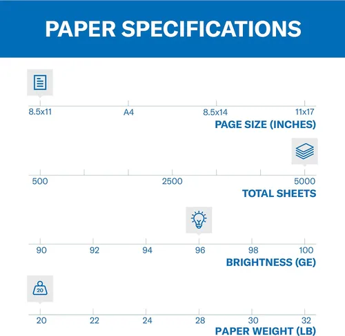 Miniatura 19 de Hammermill Fore Papel para impresora, papel para copias multiusos de 20 lb, 8.5 x 14 - 1 resma (500 hojas) - blancura 96, fabricado en Estados