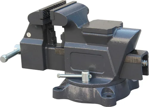 Miniatura 31 de KAKA INDUSTRIAL Prensas de banco de 3 pulgadas de ancho de mandíbula, apertura de mandíbula de 3.5 pulgadas, Base giratoria resistente