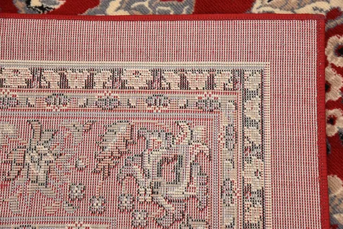 Miniatura 566 de Unique Loom Colección Sialk Hill - Alfombra de área Washington (3 pies 3 pulgadas x 5 pies 3 pulgadas, rectángulo, burdeos/crema)