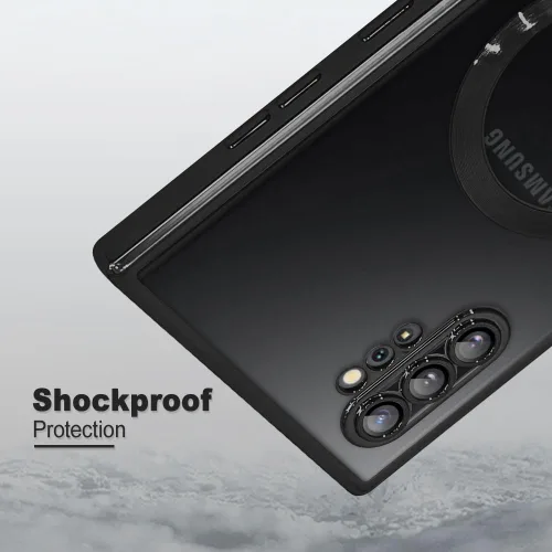 Miniatura 5 de AIGOMARA - Funda magnética para Samsung Galaxy Note 10 Plus de 6,8 pulgadas, color negro Wireless Charging Compatible, Flexible, Soft TPU