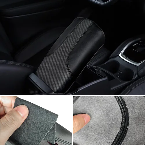 Miniatura 5 de Funda para reposabrazos para Nissan Rogue 2014-2020 y Nissan Rogue Sport 2017-2022 antiarañazos de cuero central para consola central y reposabrazos