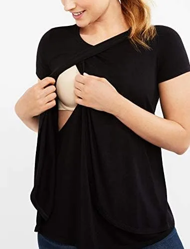 Miniatura 2 de Maternidad Plus tamaño Lift Up Relaxed Fit Tee de lactancia
