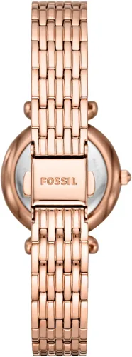 Miniatura 3 de Fossil Carlie Mini Reloj casual de cuarzo de acero inoxidable para mujer
