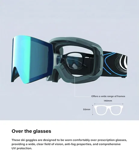 Miniatura 3 de Vyper OTG - Gafas de esquí para hombres y mujeres, antiniebla UV400
