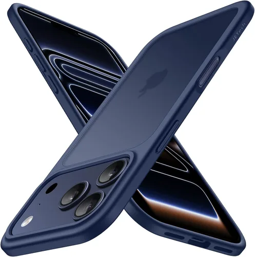 Miniatura 10 de JETech Funda mate para iPhone 17 de 6.3 pulgadas, protección contra caídas de grado militar, carcasa trasera translúcida esmerilada minimalista
