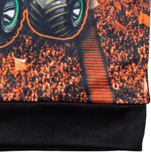 Miniatura 6 de Monster Jam Maximum Destruction El Toro Loco Grave Digger - Sudadera con capucha de forro polar para niños pequeños a grandes
