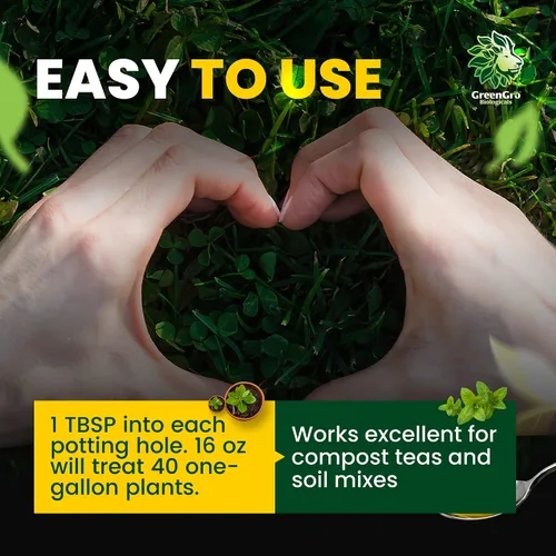 Miniatura 5 de GreenGro Granular Plus Myco, fertilizante todo en uno con algas y ácido húmico para plantas, estimulador orgánico de raíces para plantas