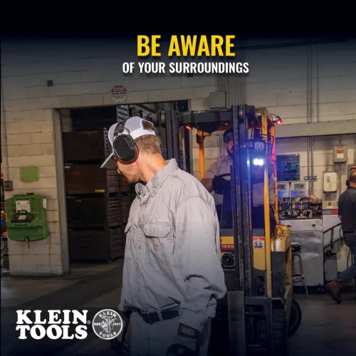 Miniatura 6 de KLEIN TOOLS AESEM1S Smart Sense - Orejeras electrónicas de protección auditiva de seguridad con Bluetooth y conciencia de la situación, NRR 23dB, 25