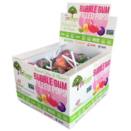 Miniatura 2 de Tree Hugger Caja de exhibición de burbujas con relleno de chicle, ideal para una gran diversión, 48