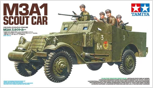 Miniatura 7 de Tamiya 35363 1/35 M3A1 Scout Car Kit de modelo de plástico