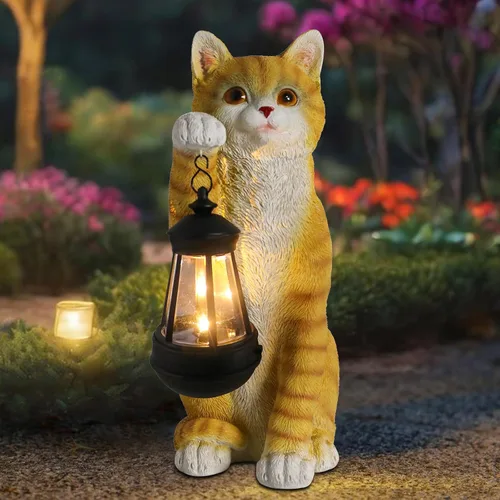 Miniatura 12 de WONDER GARDEN Estatua de Ángel Perro Durmiendo con Luz Solar - Piedra Conmemorativa para Mascotas, en Memoria de Perro, Estatuas de Tributo Cachorro