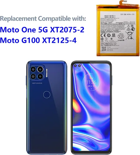 Miniatura 4 de Nueva batería recargable LZ50 compatible con Moto One 5G XT2075-2 Moto G100 XT2125-4 con herramientas