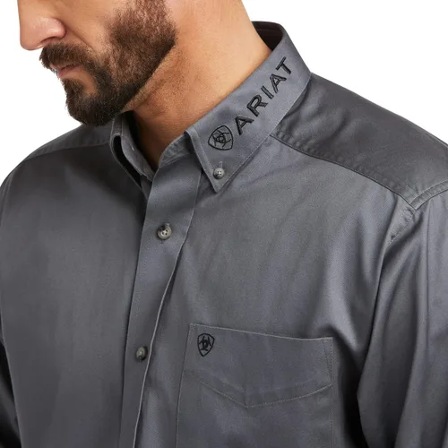 Miniatura 4 de Camisa lisa de Ariat, hecha de sarga para hombre