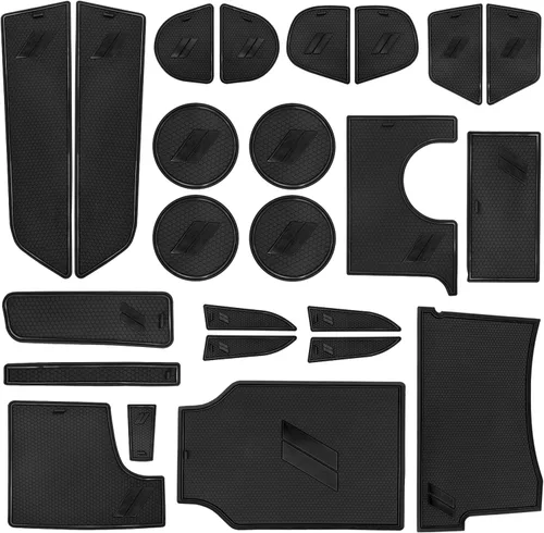 Accesorios para Dodge Charger 2015-2021 2022 2023, antideslizante, antipolvo, portavasos, inserto, consola central, cambiador, tapetes, bolsillo de