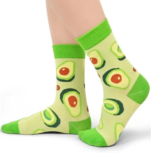 Miniatura 4 de Calcetines para niños y niñas, paquete de 4 a 6 unidades + caja de regalo, novedosos calcetines de pantorrilla coloridos para niños de 2 a 12 años