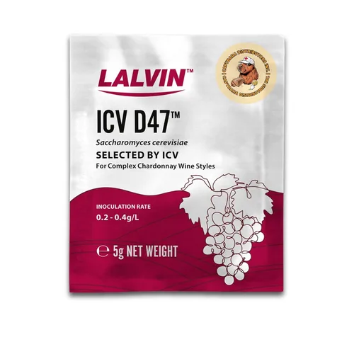 Miniatura 3 de Lalvin D47 Levadura de vino (paquete de 5) - Hacer Mead de Sidra de Vino Kombucha en casa - 0.18 oz Sachets - Saccharomyces cerevisiae - Vendido por