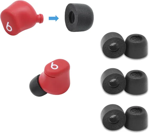 Comply TWR-200-B | Puntas de repuesto de espuma viscoelástica para Bang & Olufsen EX, Beats Solo Buds, Devialet Gemini y más | Máxima comodidad,