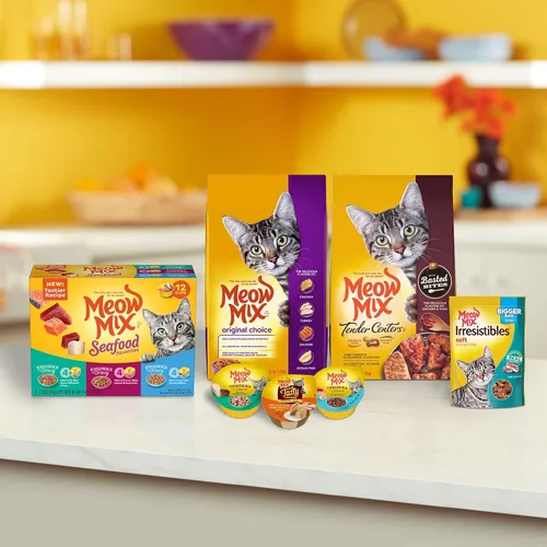 Miniatura 6 de Meow Mix Original Choice - Alimento seco para gatos, 18 onzas (paquete de 6)