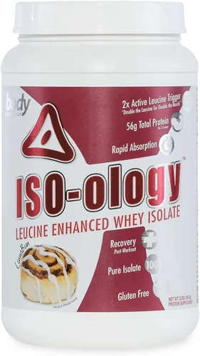 Body Nutrition ISO-Ology, proteína aislada de suero en polvo mejorada con leucina, suplemento de recuperación después del entrenamiento, suero