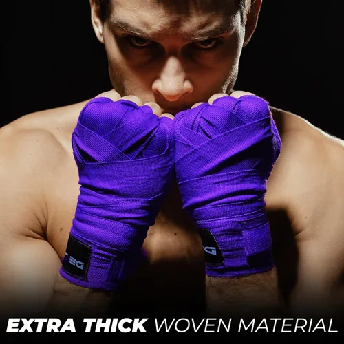 Miniatura 5 de DEFY Professional – Vendas elásticas profesionales para manos, de 180 pulgadas (457.2 cm), para boxeo, muay thai, MMA, para hombre y mujer - Par Rojo