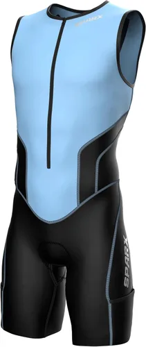 Miniatura 22 de Traje de triatlón Sparx X para hombre, para ciclismo, natación y atletismo Gris