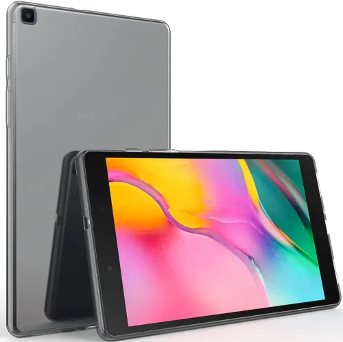 Miniatura 18 de Puxicu Funda transparente para Galaxy Tab A7 Lite 2021, diseño delgado, flexible y suave, funda protectora de TPU para tableta Samsung Galaxy Tab A7
