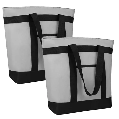 Miniatura 21 de Bolsa de mano reutilizable aislada para compras de comestibles para mujeres/hombres, pizza/bolsa de entrega de alimentos para mantener la comida