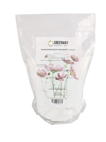 Miniatura 5 de Greenway Biotech, Inc. Fertilizante de fosfato monoamónico 12-61-0 contiene 12% de nitrógeno y 61% de fósforo, el mejor potenciador de crecimiento