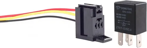 Miniatura 6 de Cable conector para relé de auto, de E Support, 12 V, 30 A, 40A, 60A, 80A SPST, SPDT 4 pines, 5