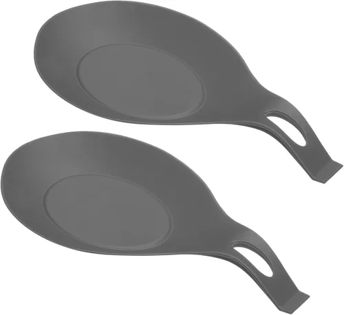 Miniatura 22 de uxcell Soporte de cuchara de silicona, 7.68 x 3.74 pulgadas, resistente al calor, soporte para utensilios de cocina, espátula, soporte para cucharón
