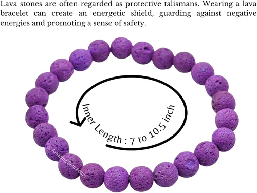 Miniatura 582 de Amazing Gemstone Crystal Bracelet for Women Men's Gifts - Protection Healing Crystal Bracelet - 8mm Gemstone Beaded Stretchable Bracelet Pulseras