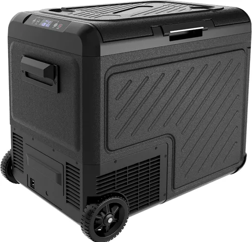 Miniatura 10 de EUHOMY Refrigerador de 12 voltios, 19 QT (18 L) congelador portátil, enfriador eléctrico -4℉~68℉, refrigerador de auto de 12V con puerta reversible