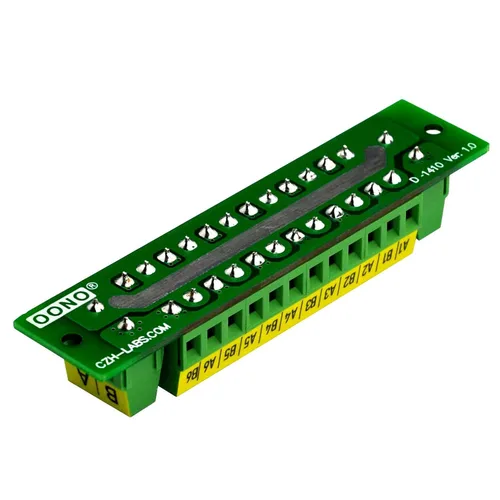 Miniatura 7 de OONO Módulo de distribución de bloque de terminales de posición 2x12 de 16 amperios para CA DC