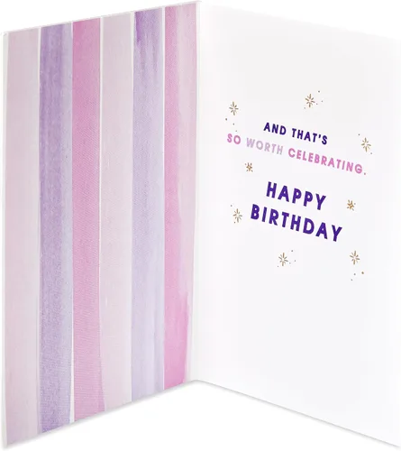 Miniatura 2 de American Greetings Tarjeta de cumpleaños para ella (vale la pena celebrar)
