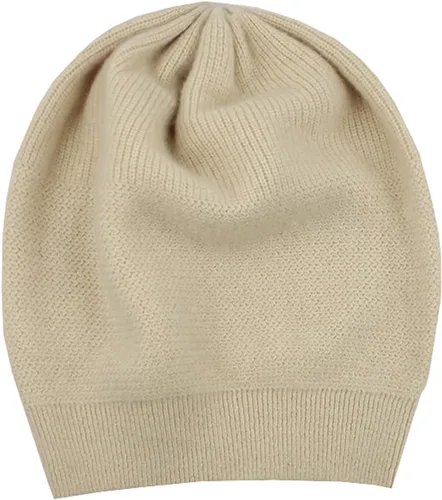 Miniatura 24 de WaySoft Gorro de cachemira 100% para mujer en una caja de regalo, gorro de gran tamaño para mujer