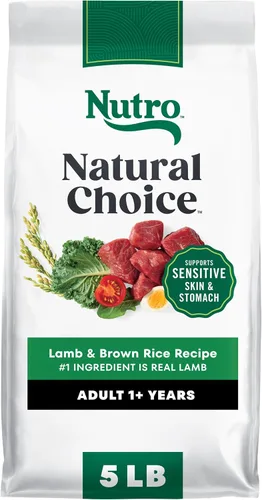 Miniatura 16 de Nutro Natural Choice - Alimento seco para perros, comida para perros adultos, receta de carne seca y arroz integral, 12 libras.