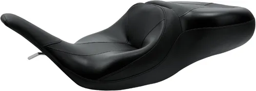TCT-MOTORPARTS Almohada de Asiento para Conductor y Pasajero Negro Compatible con Harley Touring Electra Glide Ultra Classic Standard FLHTC 1997-2007