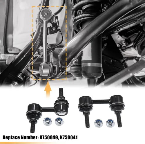 Miniatura 3 de X AUTOHAUX 4 unids barra estabilizadora trasera delantera estabilizador final enlace suspensión kit para Subaru Forester 2003-2008 para Subaru